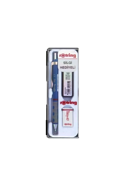 Rotring Tikky Versatil Uçlu Kalem Set 0,7mm Mavi