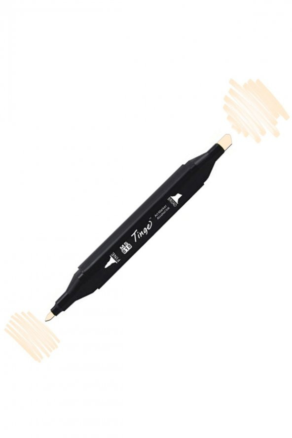 Tinge Twin Çift Uçlu Marker Kalemi Yr133 Baby Skin Pink