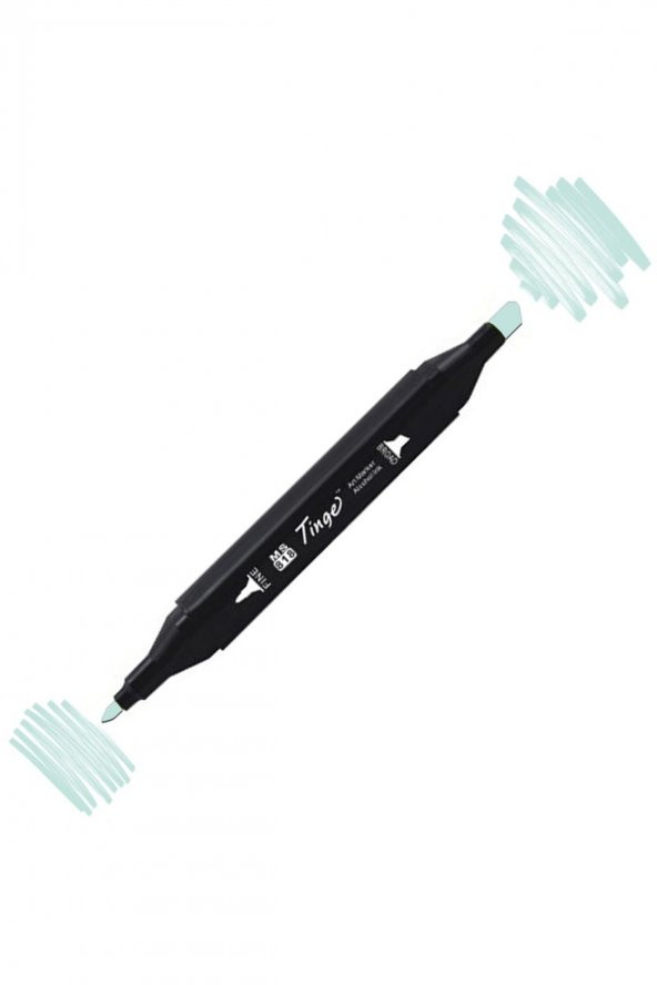 Tinge Twin Çift Uçlu Marker Kalemi B143 Mint Blue