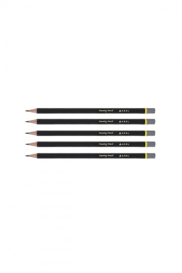 Adel Yayınları Dereceli Çizim Kalemi 2B - 5'li Set