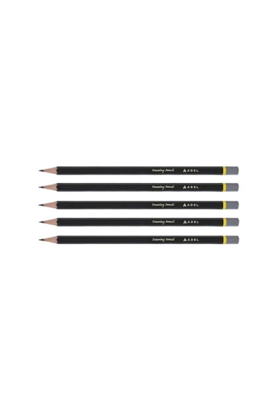 Adel Yayınları Dereceli Çizim Kalemi 7B - 5'li Set