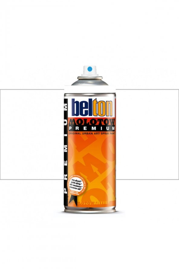 Molotow Belton Premium Sprey Boya 400ml Transparent Signal White 251