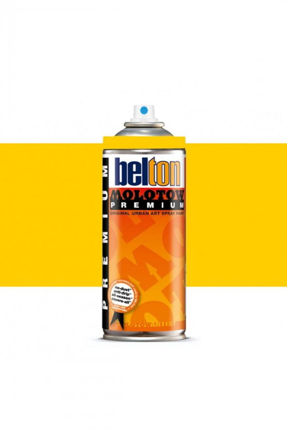 Molotow Belton Premium Sprey Boya 400ml Signal Yellow 004