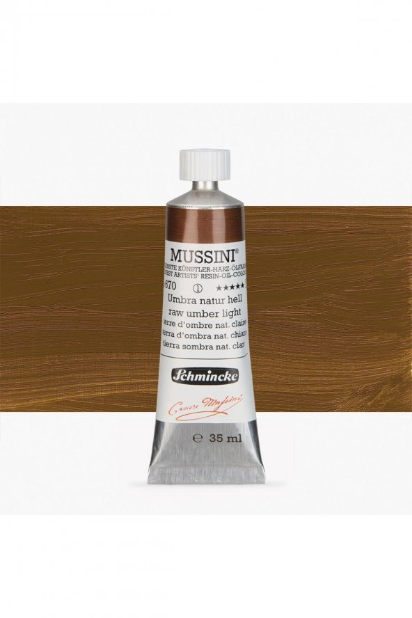 Schmincke  Mussini Yağlı Boya 35ml Raw Umber Light 670 S.1