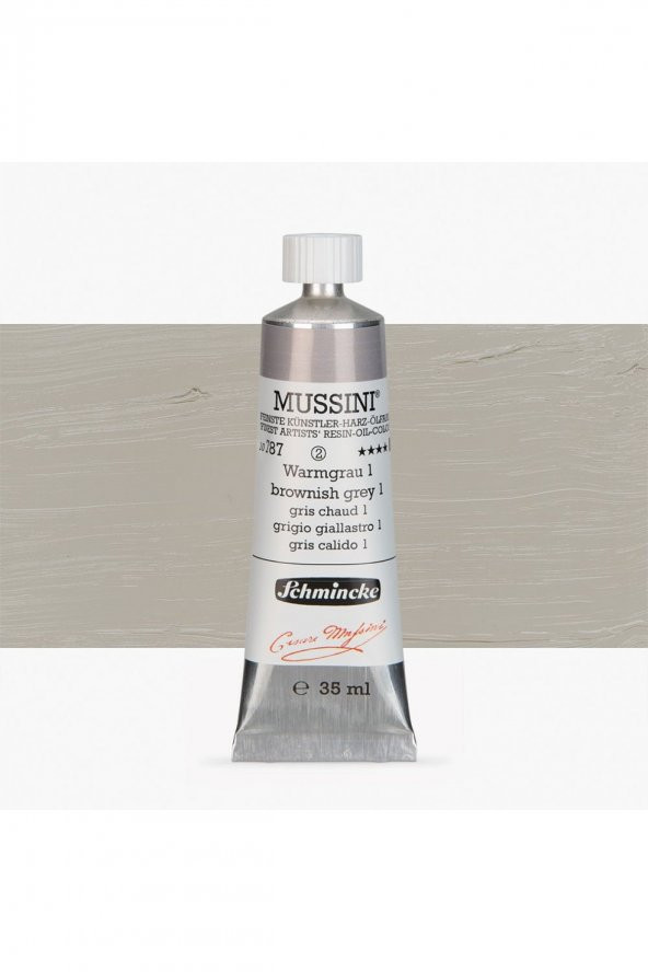 Schmincke  Mussini Yağlı Boya 35ml Brownish Grey 1 787 S.2