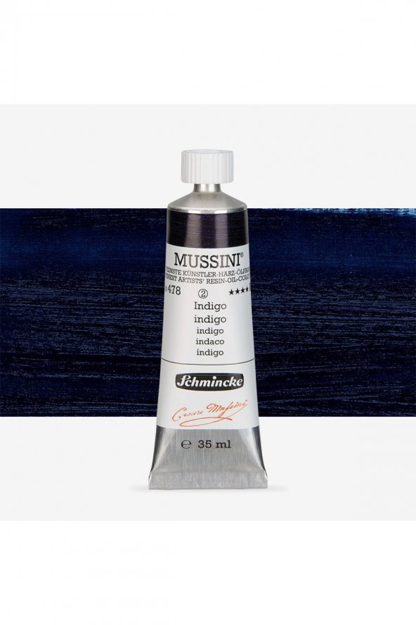 Schmincke  Mussini Yağlı Boya 35ml Indigo 478 S.2