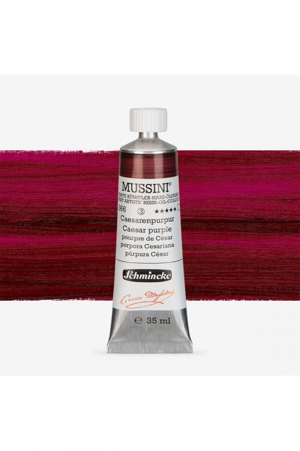 Schmincke  Mussini Yağlı Boya 35ml Caesar Purple 366 S.3