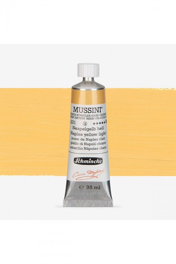 Schmincke  Mussini Yağlı Boya 35ml Naples Yellow Light 231 S.4