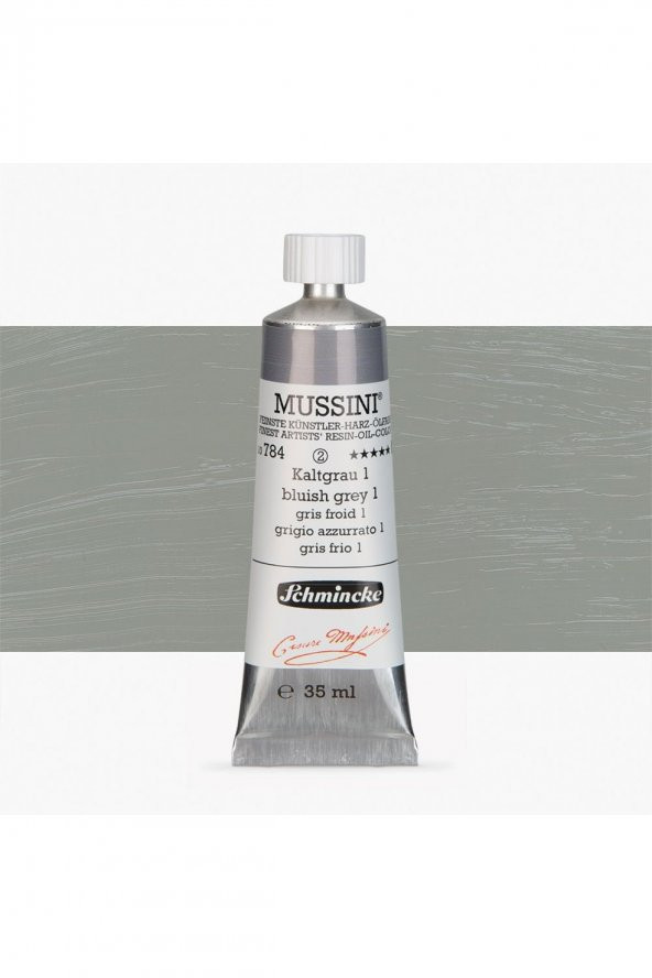 Schmincke  Mussini Yağlı Boya 35ml Bluish Grey 1 784 S.2
