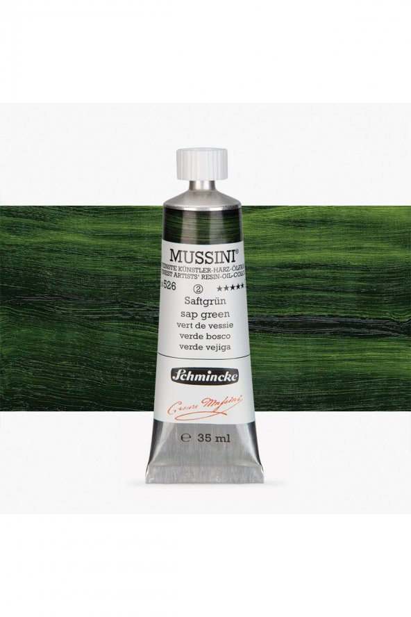 Schmincke  Mussini Yağlı Boya 35ml Sap Green 526 S.2 - 1