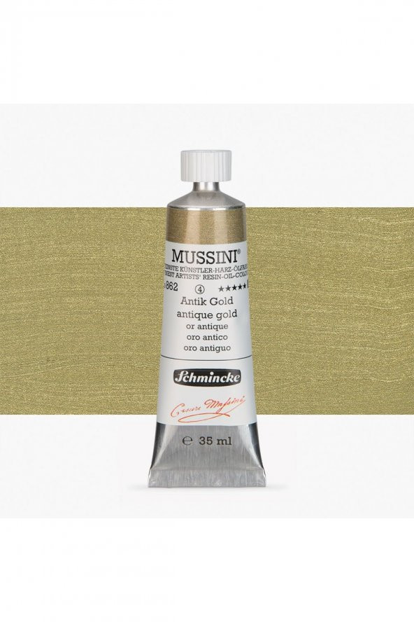 Schmincke  Mussini Yağlı Boya 35ml Antique Gold 862 S.5