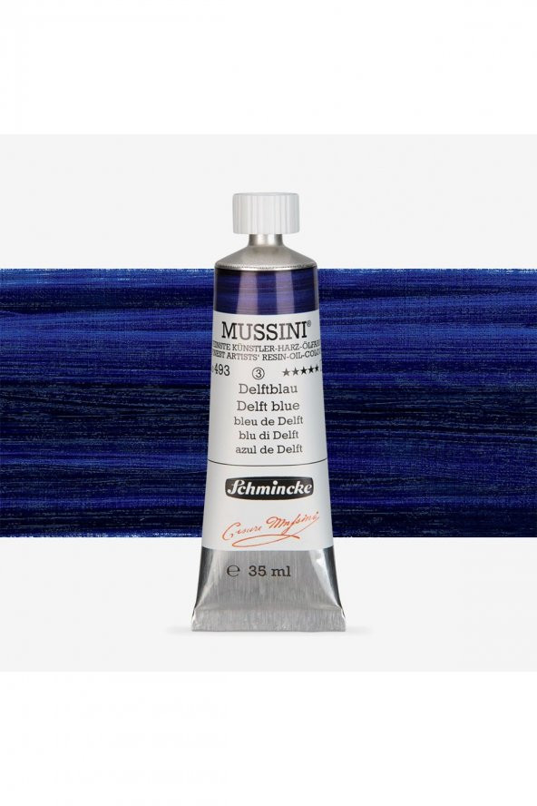 Schmincke  Mussini Yağlı Boya 35ml Delft Blue 493 S.3