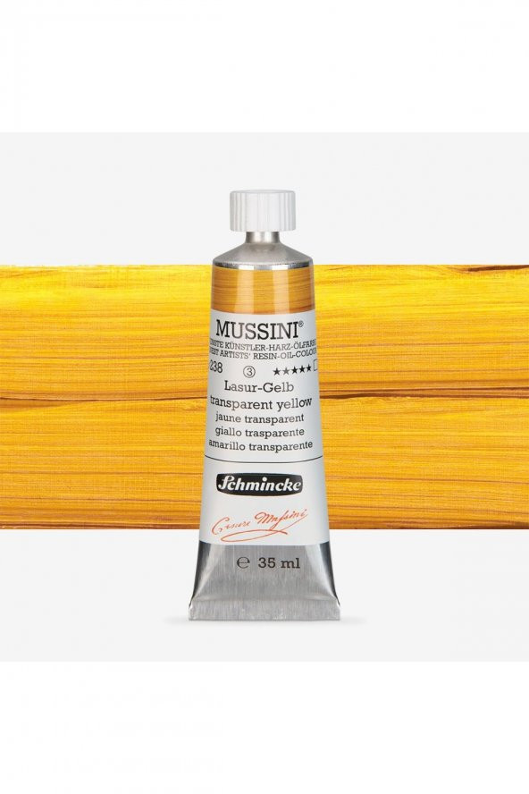 Schmincke  Mussini Yağlı Boya 35ml Translucent Yellow 238 S.3