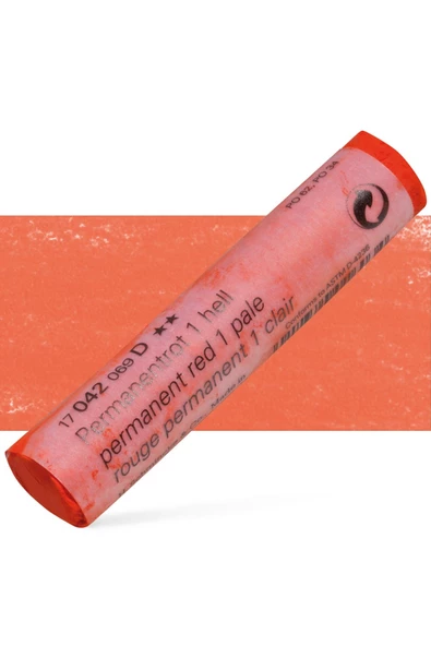 Schmincke Soft Pastel Boya Permanent Red 1 Pale 042 D (Pure Colour)