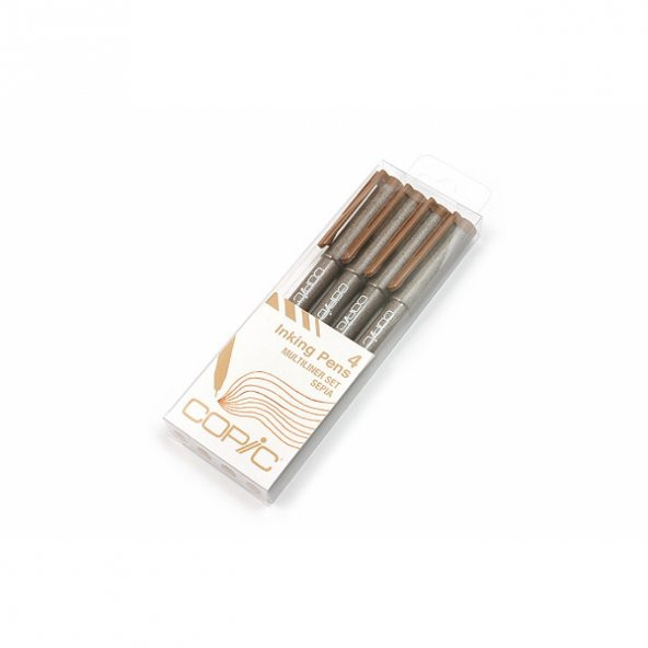 Copic Multiliner Sepia Set (0,05, 0,1, 0,3, 0,5)