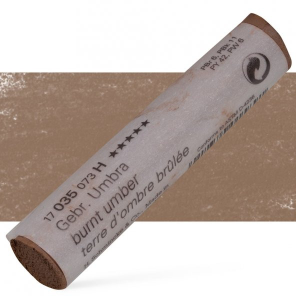 Schmincke Soft Pastel Boya Burnt Umber 035 H (+White)