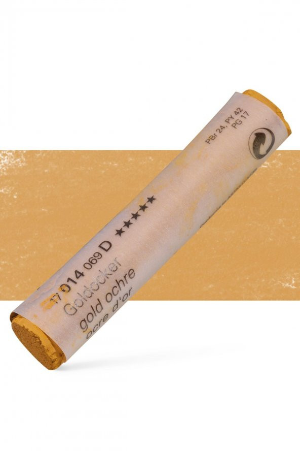 Schmincke Soft Pastel Boya Gold Ochre 014 D (Pure Colour)