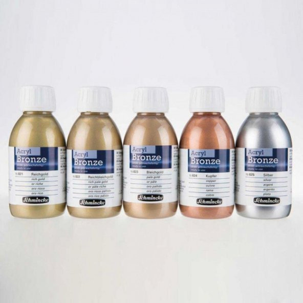 Schmincke Akrilik Boya Bronzes 150ml 5'li Set