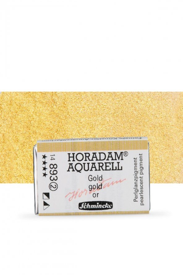 Schmincke Horadam Aquarell Tam Tablet Sulu Boya Gold 893 S.2