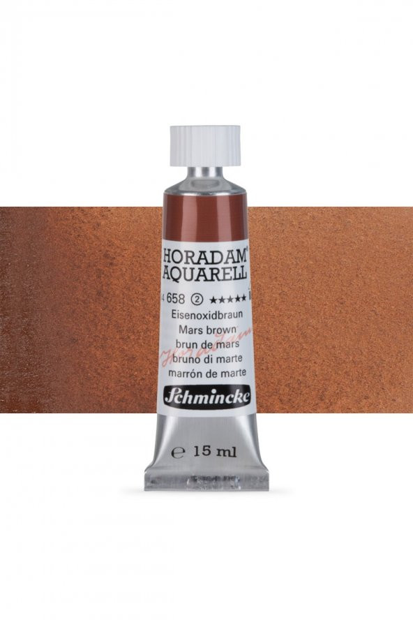 Schmincke Horadam Aquarell Tube Tüp Sulu Boya 15ml Mars Brown 658 S.2