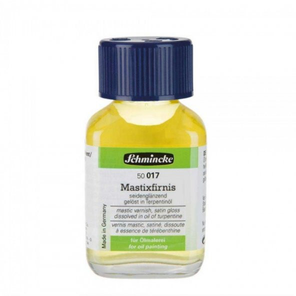 Schmincke Mastic Varnish Satin Gloss dissolved inoil of turpentin 017 60ml