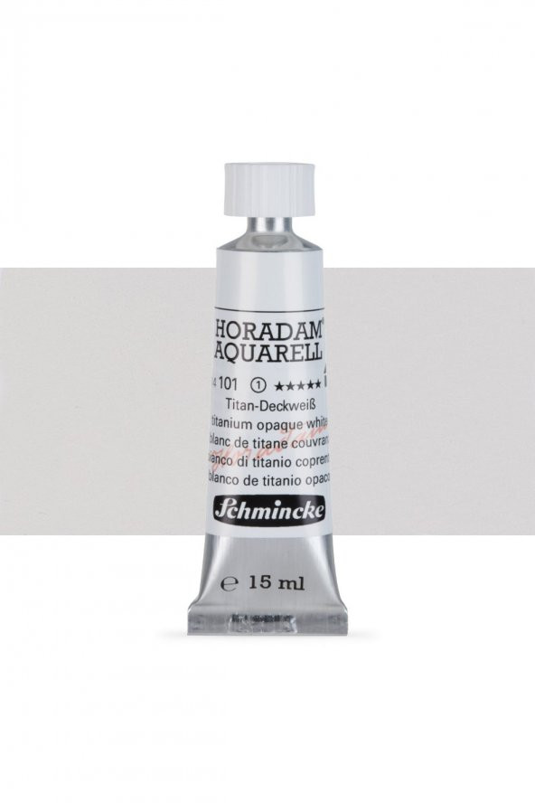 Schmincke Horadam Aquarell Tube Tüp Sulu Boya 15ml TİTANİUM OPAQUE WHİTE 101 S.1