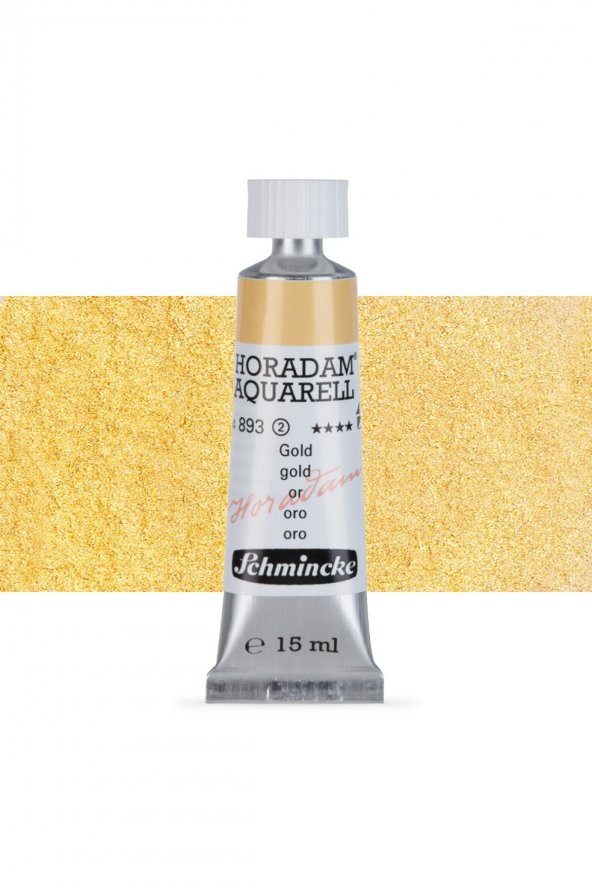 Schmincke Horadam Aquarell Tube Tüp Sulu Boya 15ml Gold 893 S.2