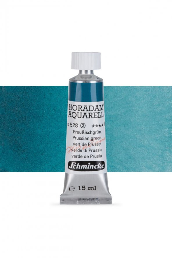 Schmincke Horadam Aquarell Tube Tüp Sulu Boya 15ml Prussian Green 528 S.2