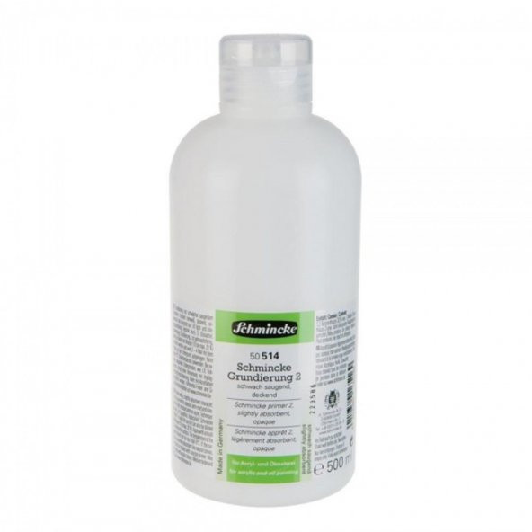 Schmincke Primer 2 Slightly Absorbent Opaque 514 500ml (Hafif Emini Astar)