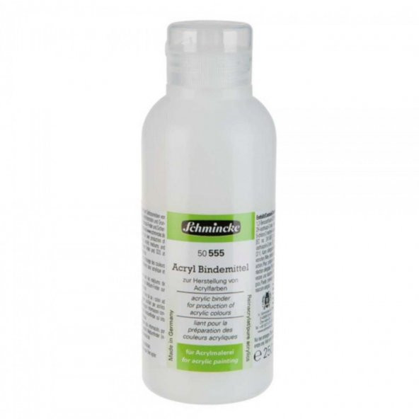 Schmincke Medium 555 Acrylic Binder Akrilik Bağlayıcı 250 ml - 1