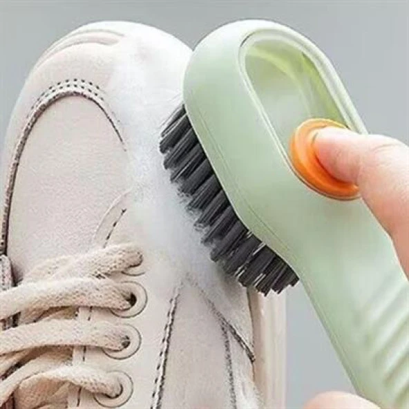 Vaykast® Çok Amaçlı Deterjan Hazneli Pratik Ayakkabı, Bot Temizleme Yıkama Fırçası