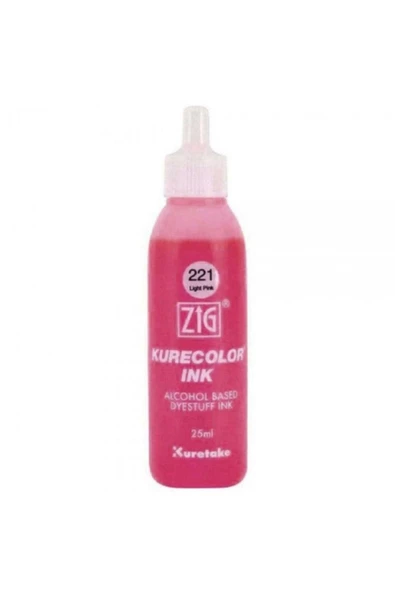 Zig Kurecolor Refill Ink Mürekkep 25ml 222 Light Pink