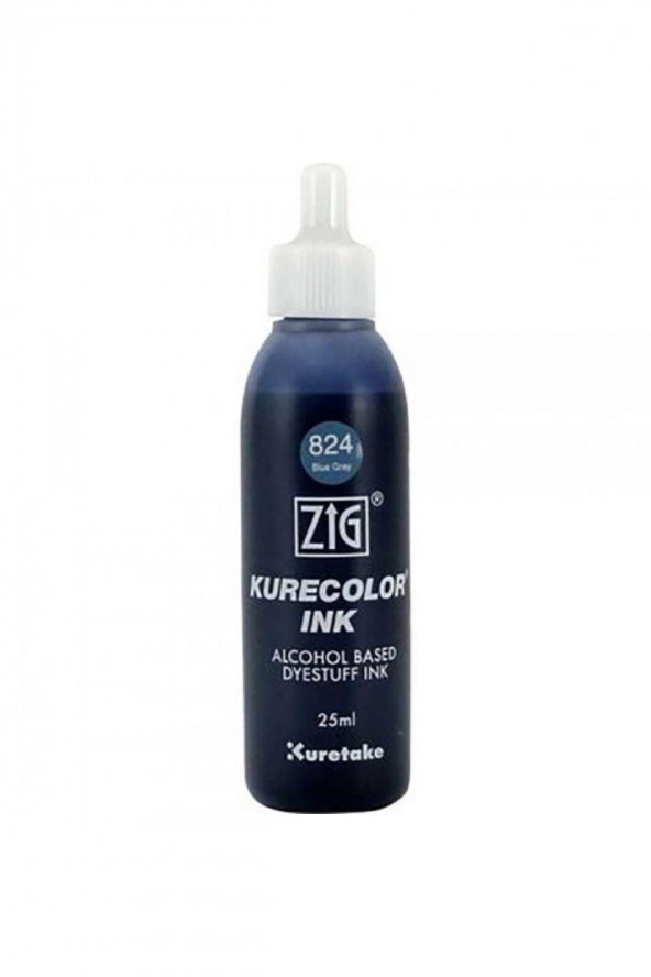 Zig Kurecolor Refill Ink Mürekkep 25ml 832 Blue Gray