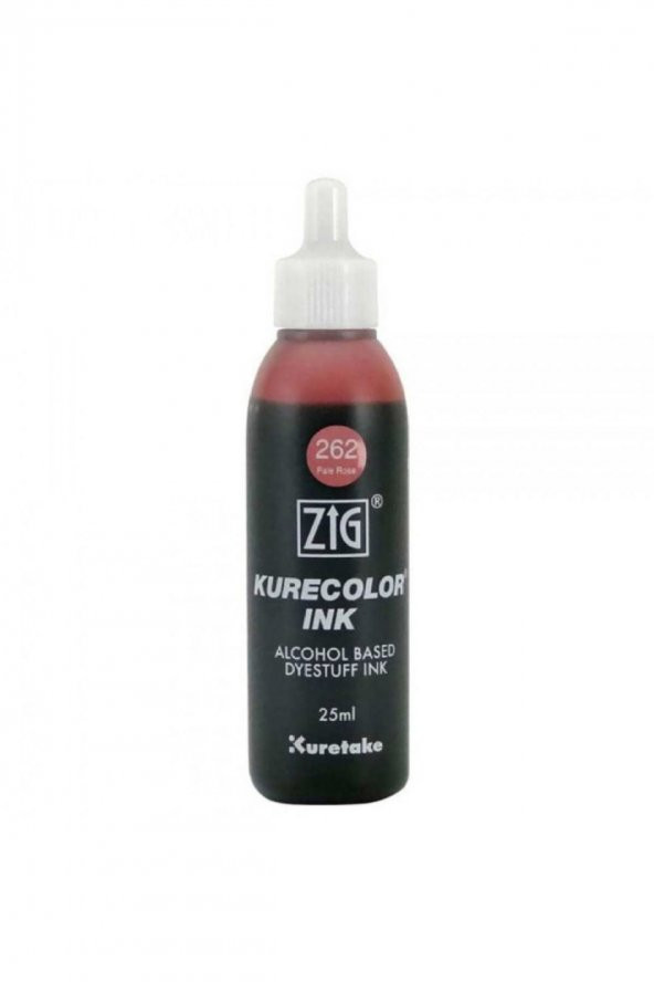 Zig Kurecolor Refill Ink Mürekkep 25ml 262 Pale Rose