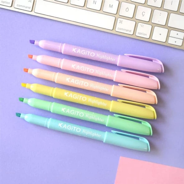 Art Tone Pastel Fosforlu Kalem Seti 6'lı (Highlighter) - 5
