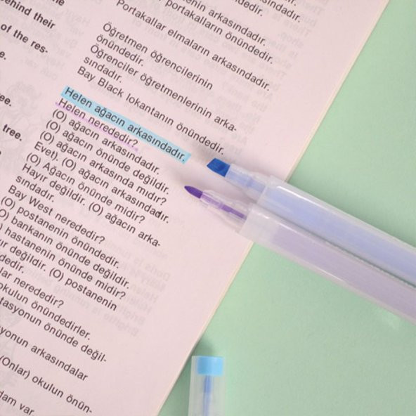 Art Tone Çift Uçlu Fosforlu Kalem Seti 6’lı (Highlighter) - 5