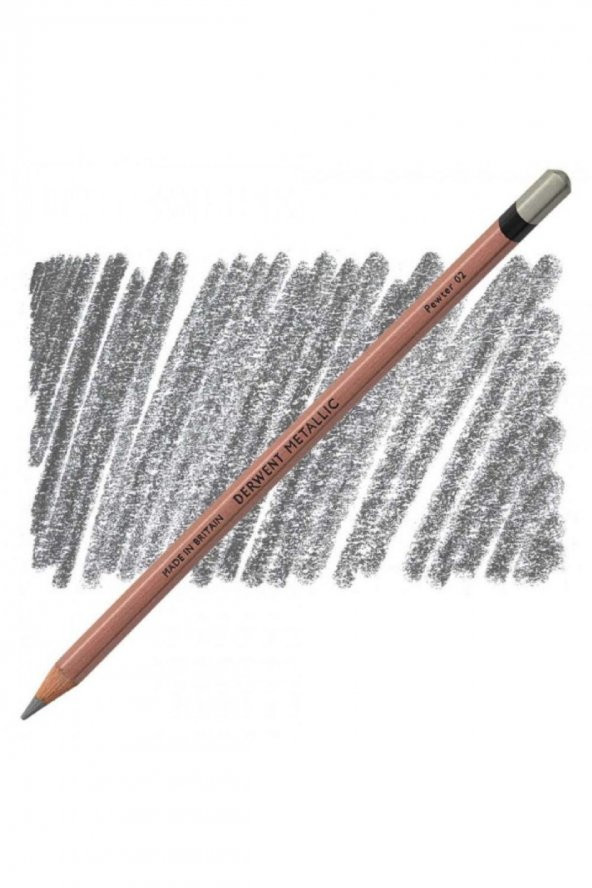 Derwent Metallic Pencil (Metalik Kuru Boya Kalemi) Pewter (81)