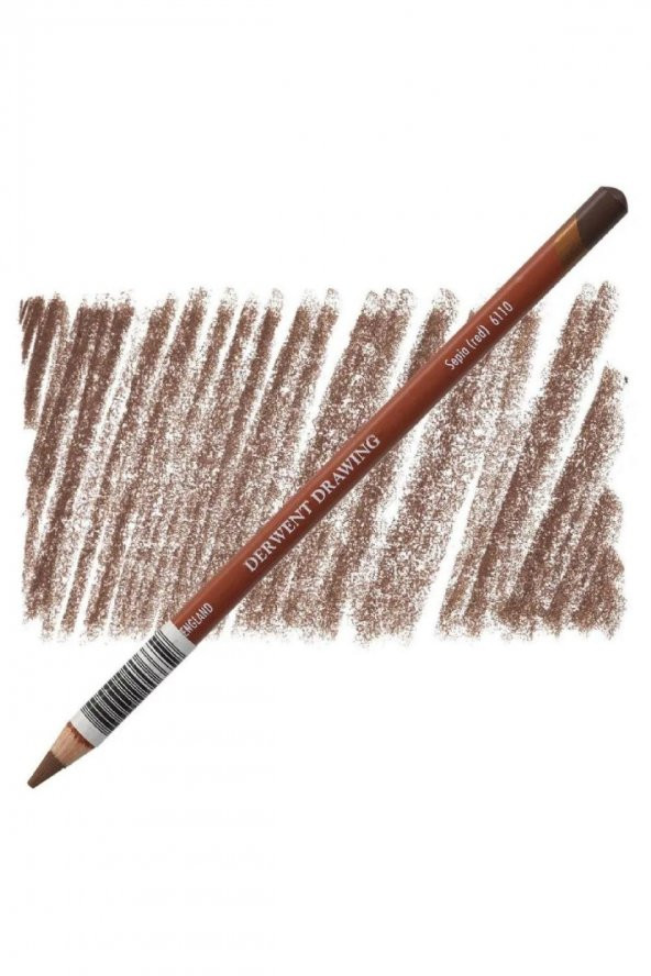 Derwent Drawing Pencil Çizim Kalemi Sepia Red (6110)
