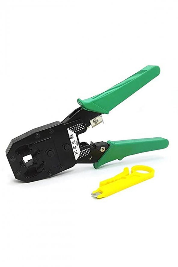 Al-4507 Rj9 Rj12 Rj45 Sıkıcı Sıkma Pensesi Kablo Soyucu Set Cat5 Internet Ucu Çakma K - 3