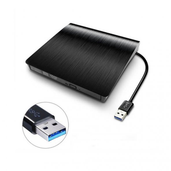 Harici USB 3.0 DVD Yazıcı Writer Portatif CD DVD Yazıcı Okuyucu Ultra İnce Cd Dvd Yazıcı Okuyucu ürün görseli 1