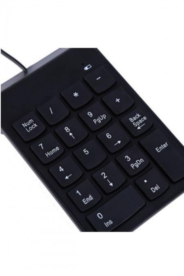 Kablolu Numpad Kablolu Sayısal Tuş Takımı Numeric Klavye - 2