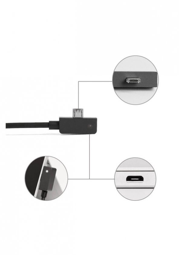 Microsoft Surface 3 1623 1624 1645 Usb Şarj Kablosu 1 5 Mt - 2
