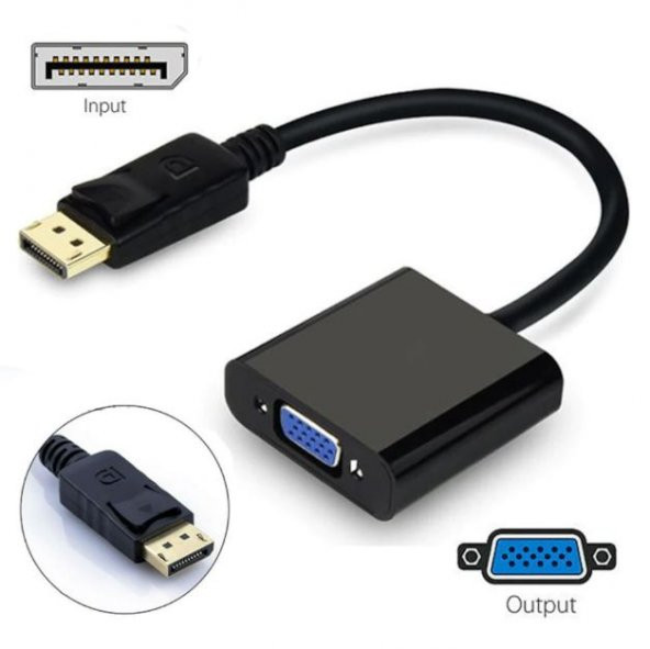 Displayport to VGA Dönüştürücü - 2