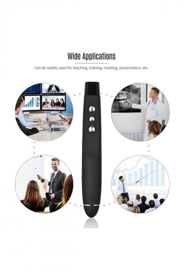 Kablosuz Lazer Sunum Kalemi Powerpoint Kumandası - 2