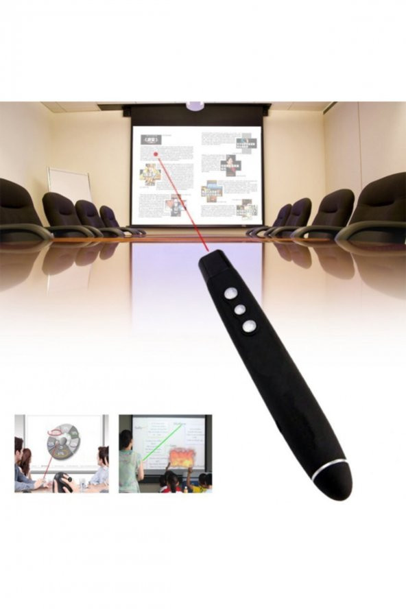 Kablosuz Lazer Sunum Kalemi Powerpoint Kumandası - 3