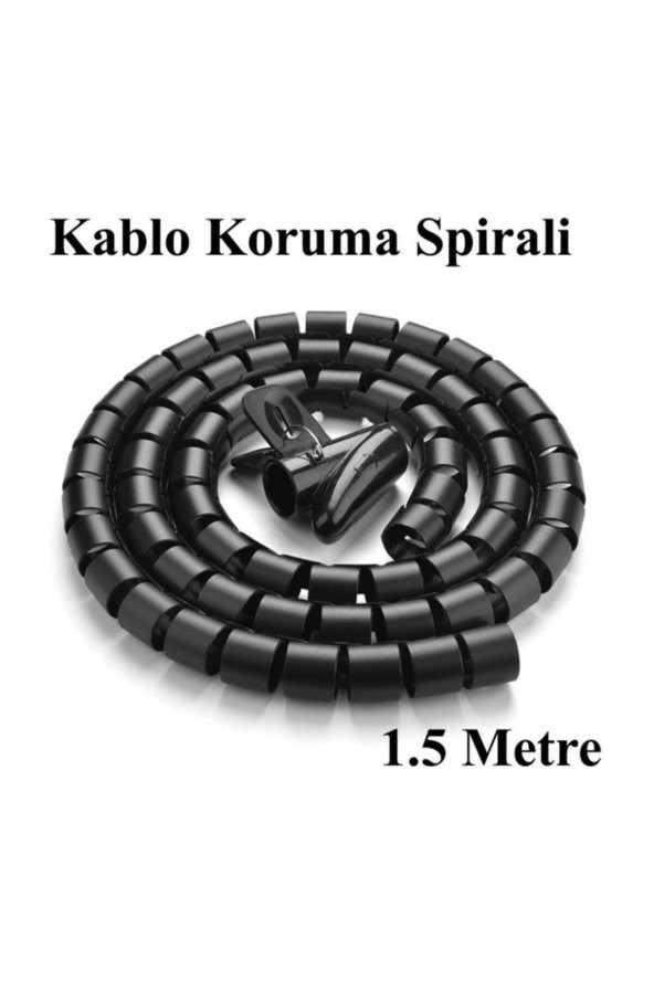 Spiral Kablo Toplayıcı Düzenleyici - 1.5 Metre