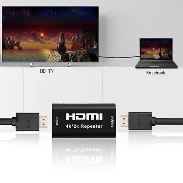 Kuvars Hdmi Kablo Sinyal Güçlendirici Hdmi Uzatma Repeater Extender 4K 3D - 2
