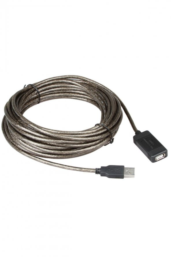 Usb Uzatma Kablosu 10m Hi-speed Chipli Güçlendiririlmiş Kablo - 2