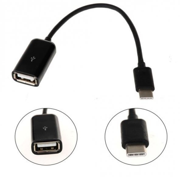 Type C Usb Otg Kablo Veri Aktarma Kablosu 20 cm