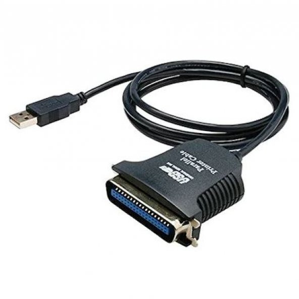 Yazıcı Printer Kablosu USB to LPT Çevirici Kablo 1284 Paralel Yazıcı Kablosu - 3